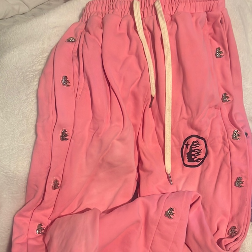 Pink Kids Bottoms with Drawstring